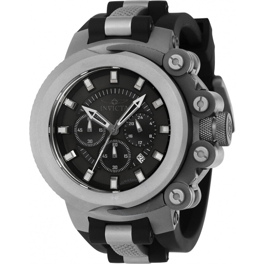 Invicta Coalition Forces Chronograph GMT Quartz Black Dial Men's Watch 38339 - Dawson Watches