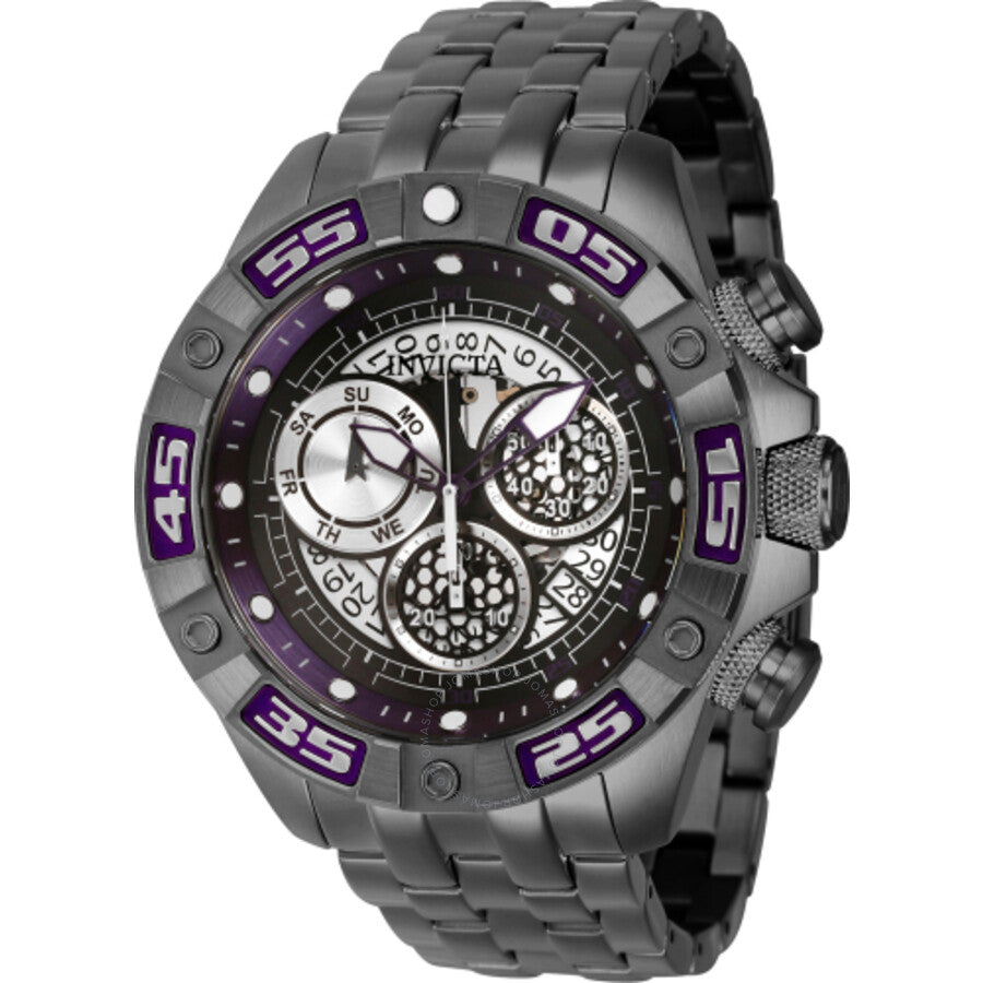 Invicta Coalition Forces Chronograph Quartz Black Dial Men's Watch 41669 - Dawson Watches