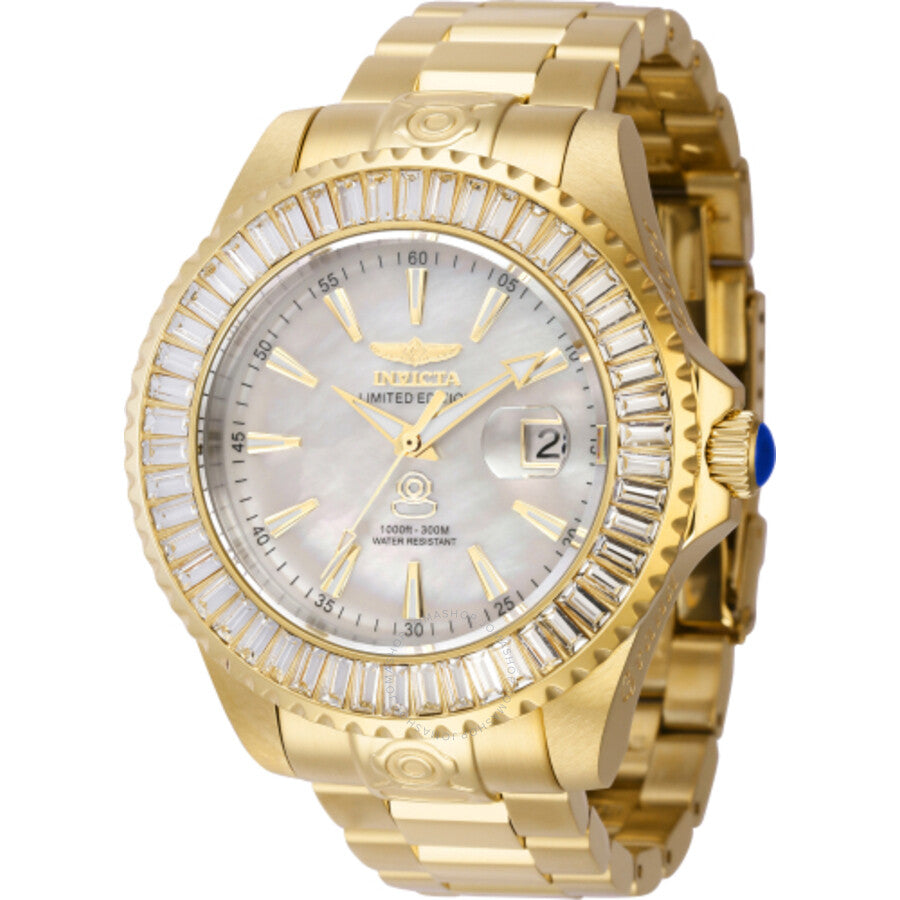Invicta Cruiseline Exclusive at Sea Automatic Crystal White Dial Men's Watch 44338 - Dawson Watches