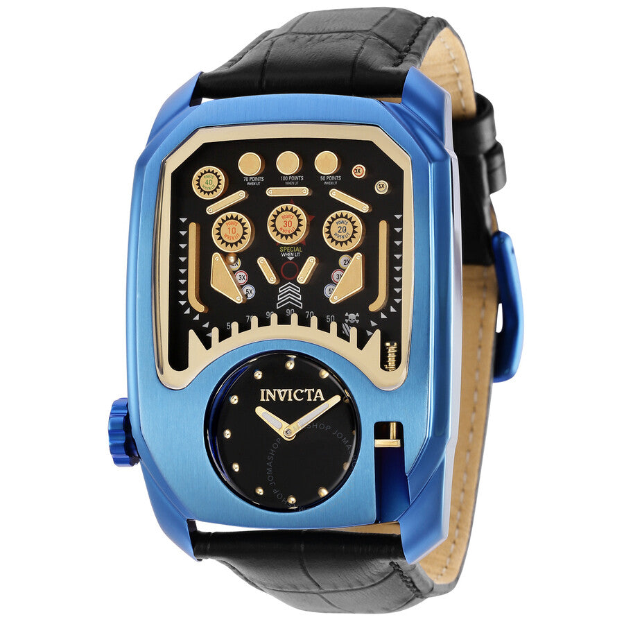 Invicta Cuadro Quartz Black Dial Men's Watch 35453 - Dawson Watches