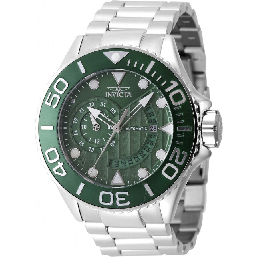 Invicta Grand Diver GMT Automatic Dark Green Dial Men's Watch 47542 - Dawson Watches