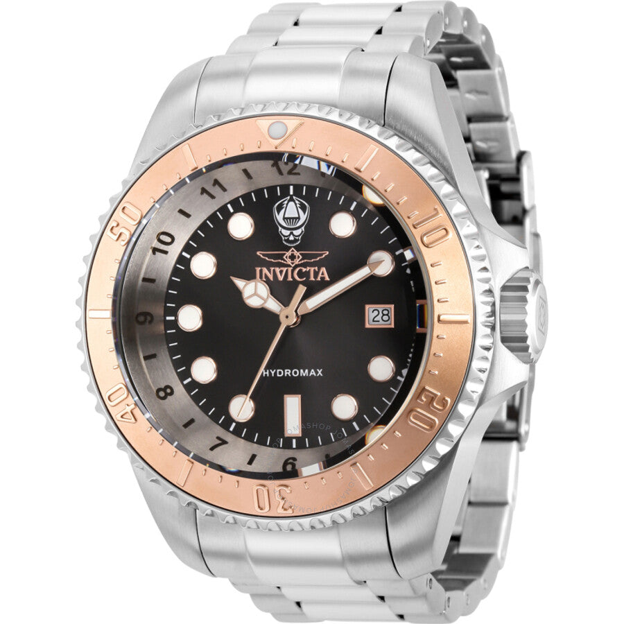 Invicta Hydromax Quartz Black Dial Men's Watch 38017 - Dawson Watches