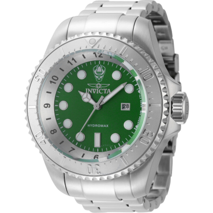 Invicta Hydromax Quartz Green Dial Dive Men's Watch 44745 - The Watches Men & Co