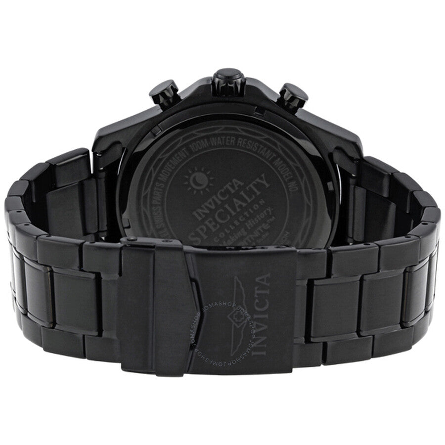 Invicta II Collection Black Dial Black Ion-Plated Men's Watch 0383 - Dawson Watches #3