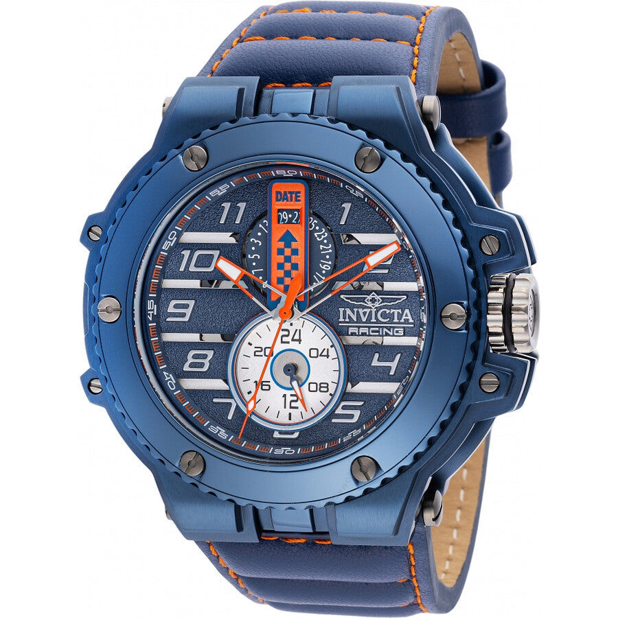 Invicta Invicta Racing Downforce GMT Quartz Blue Dial Men's Watch 47382 - Dawson Watches