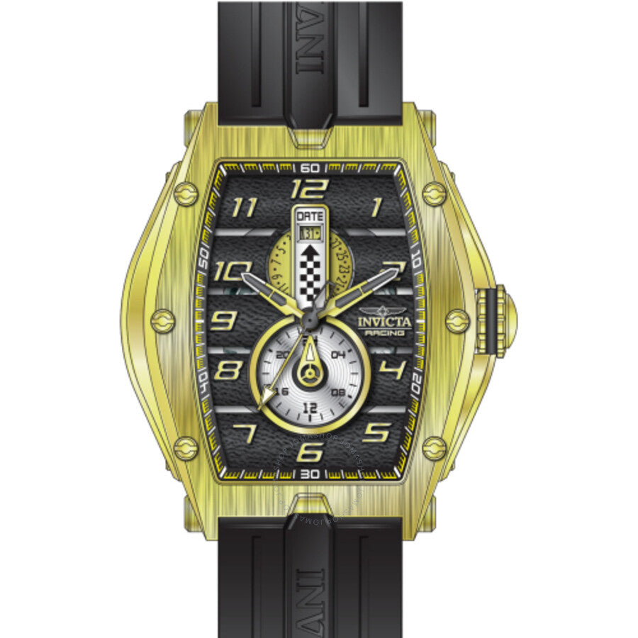 Invicta Invicta Racing GMT Quartz Black Dial Men's Watch 47386 - Dawson Watches