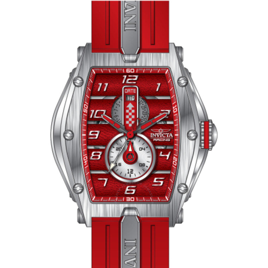Invicta Invicta Racing GMT Quartz Red Dial Men's Watch 47384 - Dawson Watches