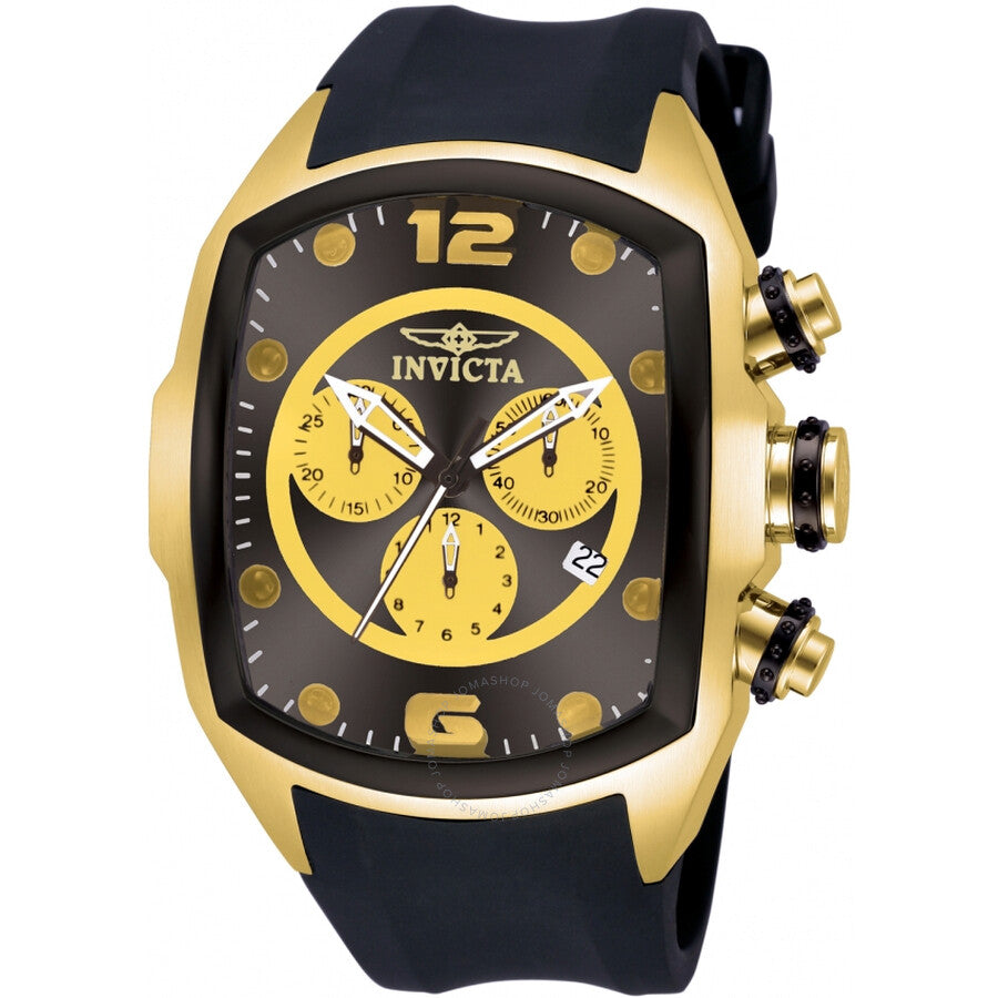 Invicta Lupah Chronograph Black Dial Men's Watch 10067 - Dawson Watches