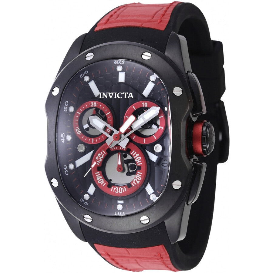 Invicta Lupah Revolution 2.0 Chronograph Quartz Black Dial Men's Watch 45436 - Dawson Watches
