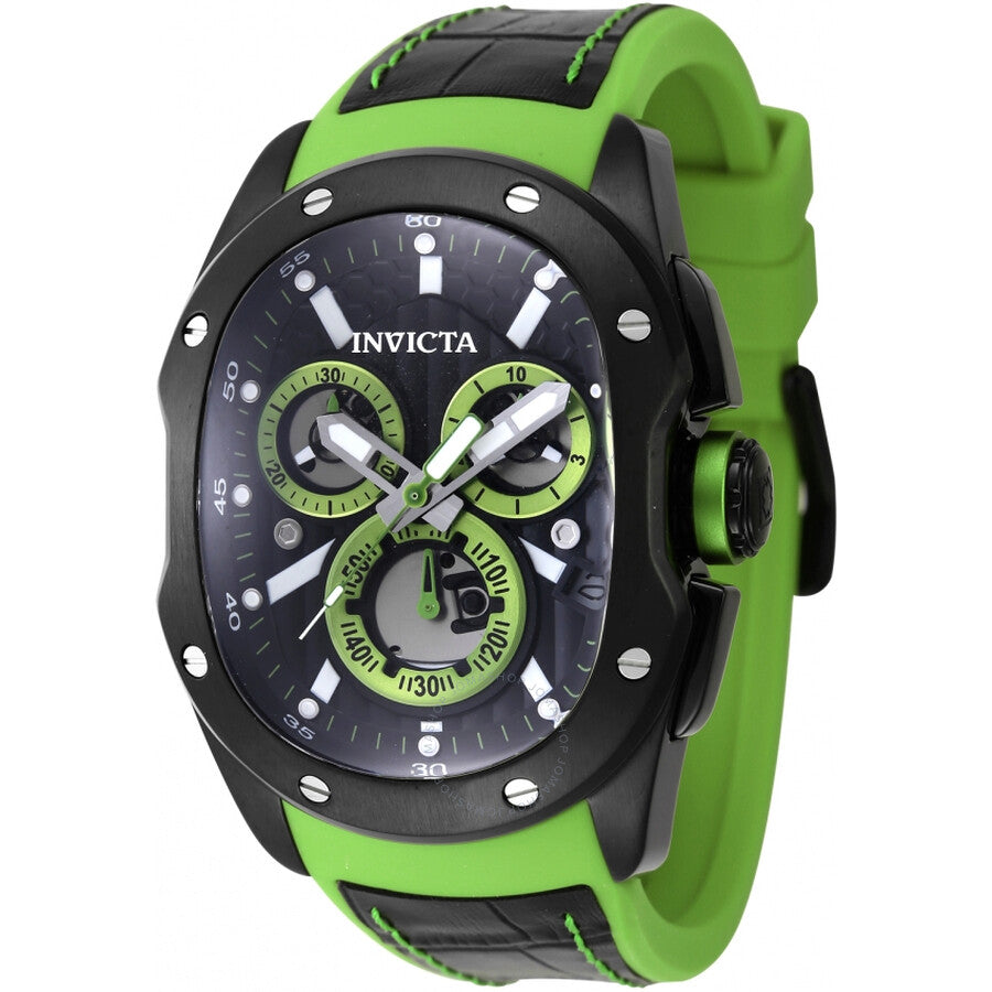 Invicta Lupah Revolution 2.0 Chronograph Quartz Black Dial Men's Watch 45437 - Dawson Watches