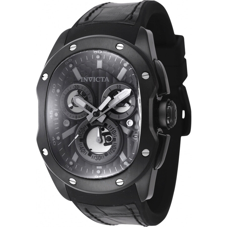 Invicta Lupah Revolution 2.0 Chronograph Quartz Black Dial Men's Watch 45440 - Dawson Watches