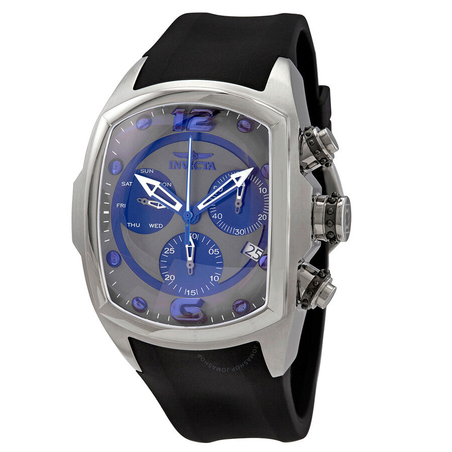 Invicta Lupah Revolution Collection Chronograph Black Polyurethane Men's Watch 6101 - Dawson Watches