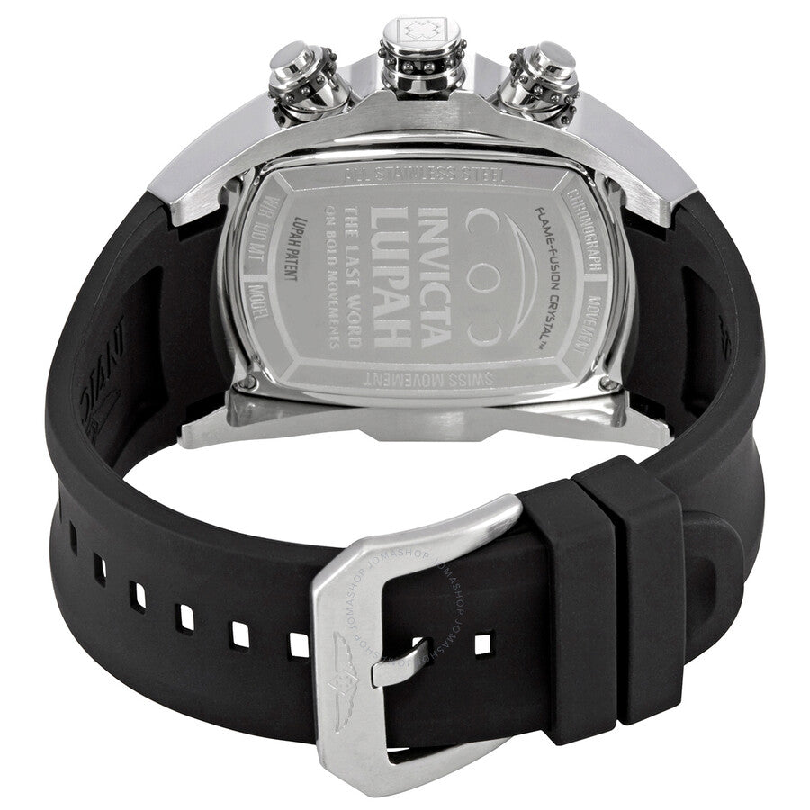 Invicta Lupah Revolution Collection Chronograph Black Polyurethane Men's Watch 6101 - Dawson Watches #3