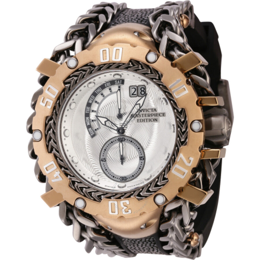 Invicta Masterpiece Quartz Silver Dial Men's Watch 44636 - Dawson Watches