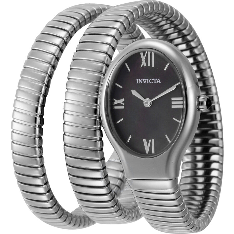 Invicta Mayamar Quartz Black Mother of Pearl Dial Ladies Watch 44500 - Dawson Watches