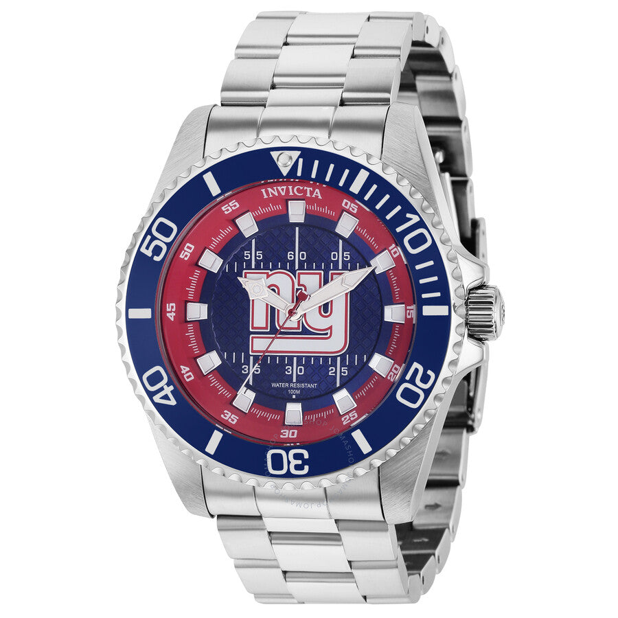 Invicta NFL Blue and Red and White Dial Men's Watch 36933 - Dawson Watches
