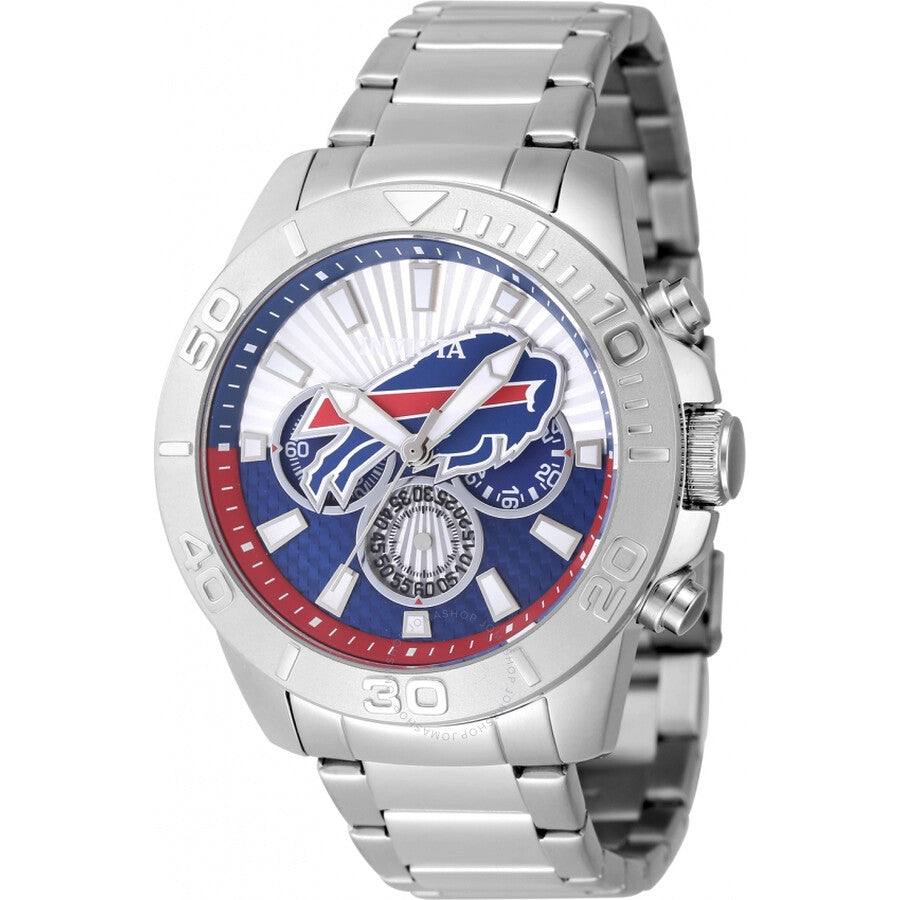 Invicta Nfl Buffalo Bills Chronograph GMT Quartz Men's Watch 47949 - Dawson Watches