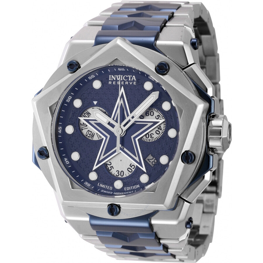 Invicta Nfl Dallas Cowboys Chronograph Quartz Men's Watch 44493 - Dawson Watches