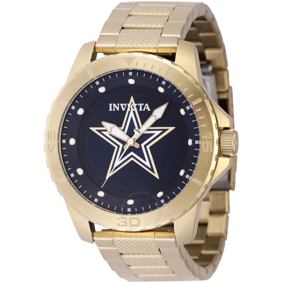 Invicta Nfl Dallas Cowboys Quartz Blue Dial Men's Watch 48091 - Dawson Watches