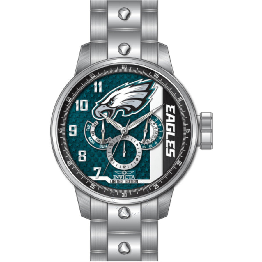 Invicta NFL Philadelphia Eagles GMT Quartz Men's Watch 45127 - Dawson Watches