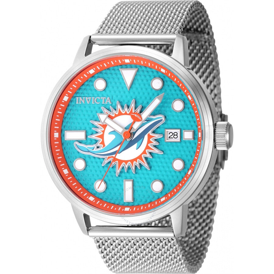 Invicta Nfl Miami Dolphins Quartz Men's Watch 47972 - Dawson Watches
