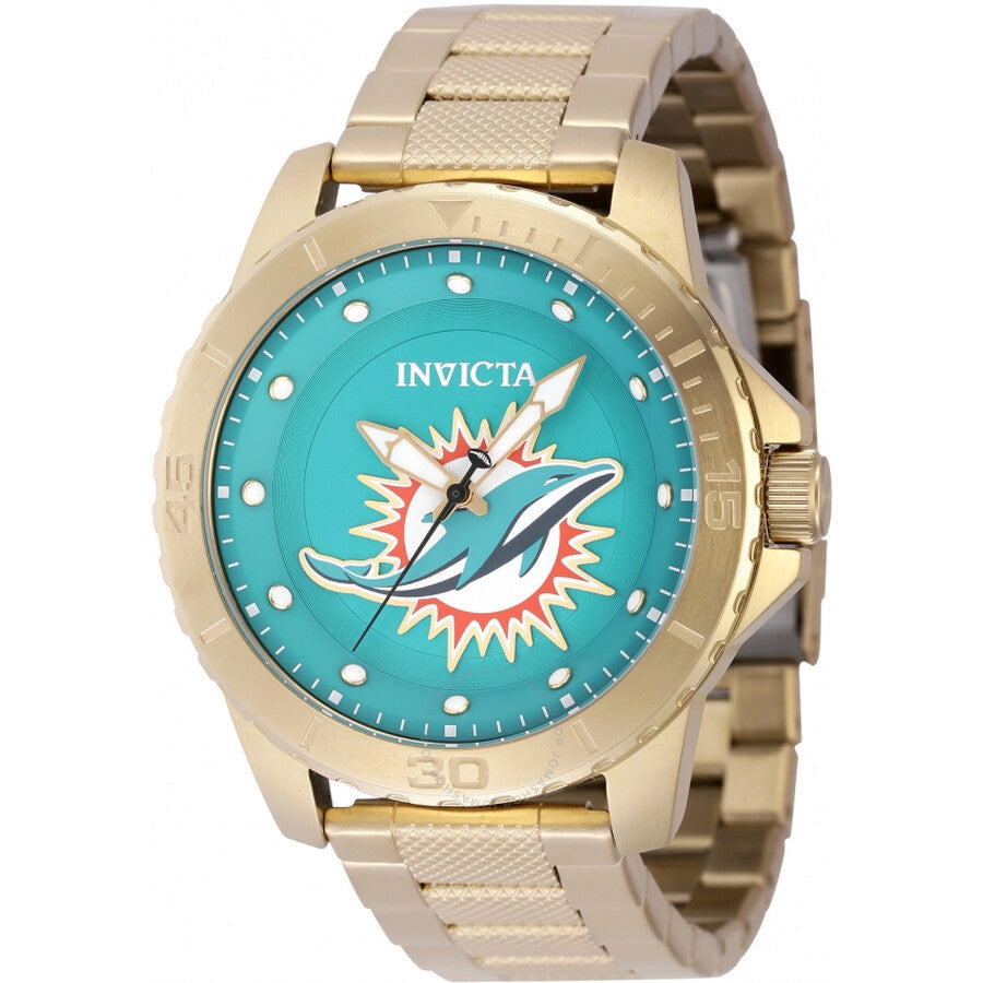 Invicta Nfl Miami Dolphins Quartz Men's Watch 48095 - Dawson Watches