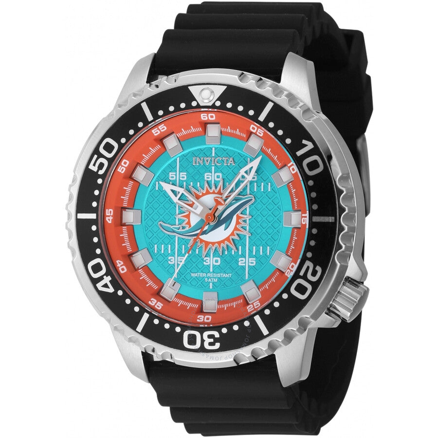 Invicta Nfl Miami Dolphins Quartz Men's Watch 48102 - Dawson Watches