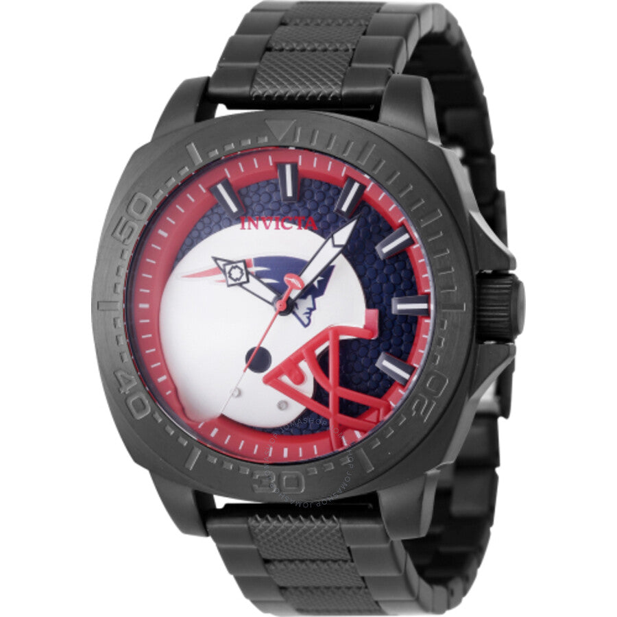 Invicta NFL New England Patriots Quartz Men's Watch 47874 - Dawson Watches