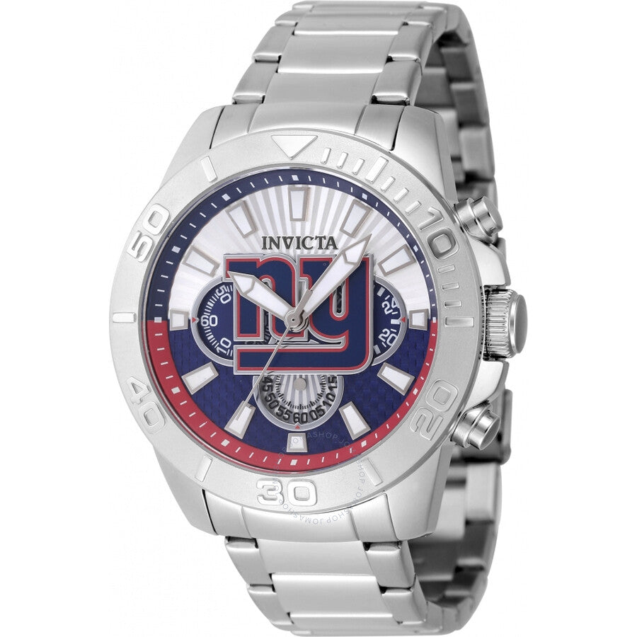 Invicta Nfl New York Giants Chronograph GMT Quartz Men's Watch 47938 - Dawson Watches