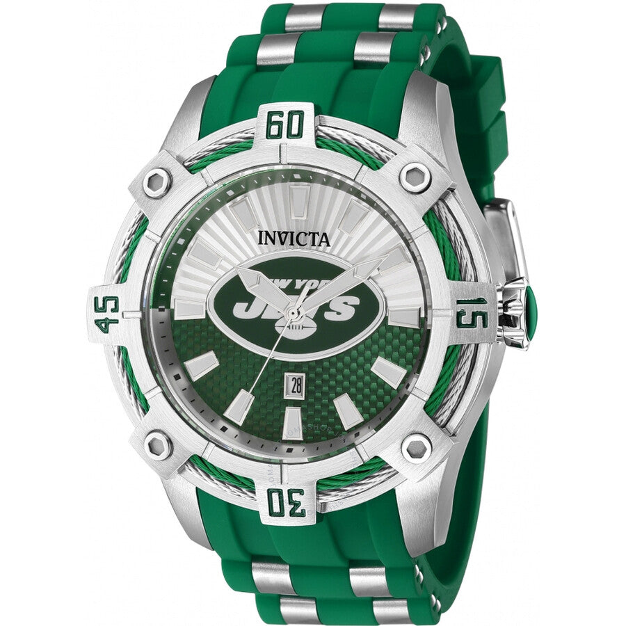 Invicta NFL New York Jets Quartz Green Dial Men's Watch 43325 - Dawson Watches