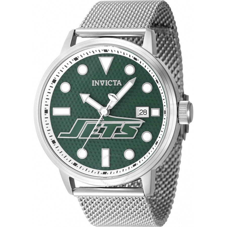 Invicta Nfl New York Jets Quartz Green Dial Men's Watch 47980 - Dawson Watches