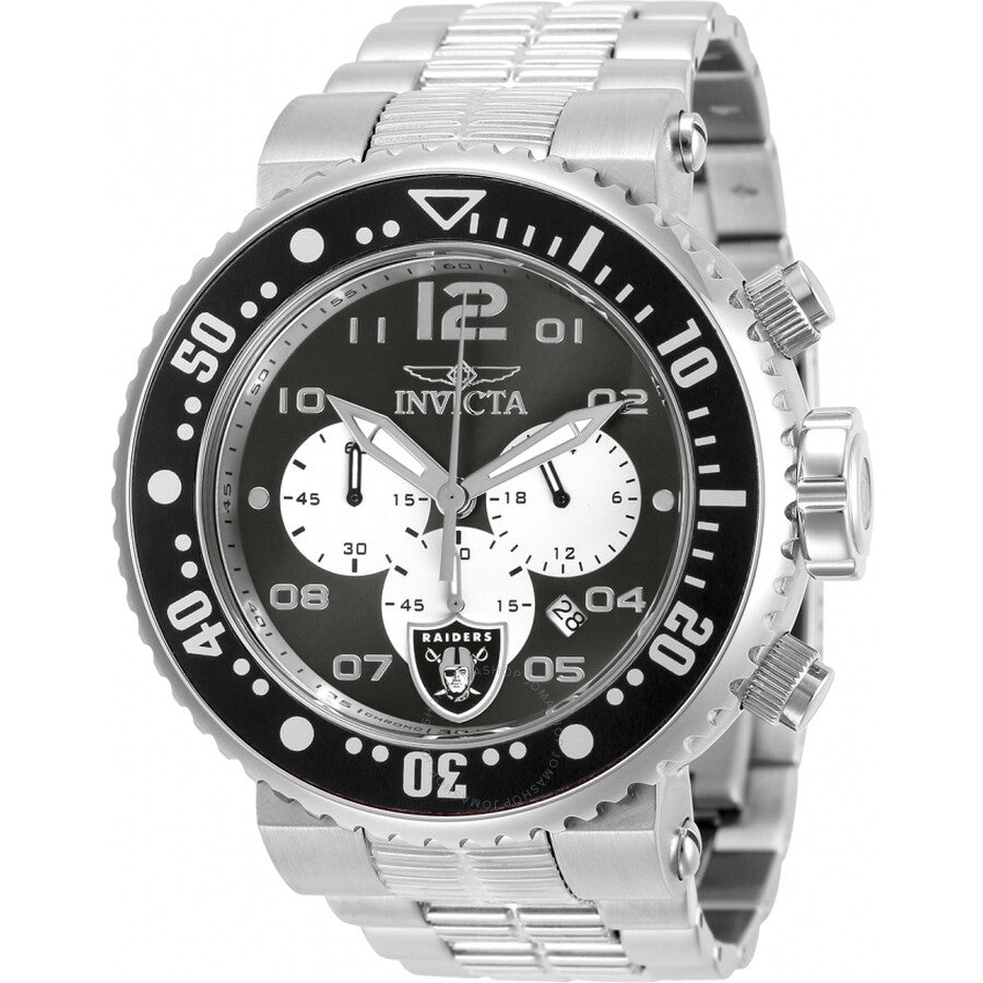 Invicta NFL Oakland Raiders Chronograph Quartz Men's Watch 30279 - Dawson Watches