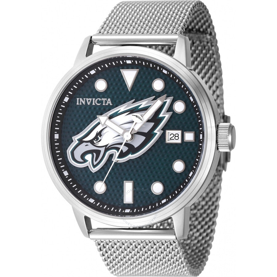 Invicta Nfl Philadelphia Eagles Quartz Blue Dial Men's Watch 47973 - Dawson Watches