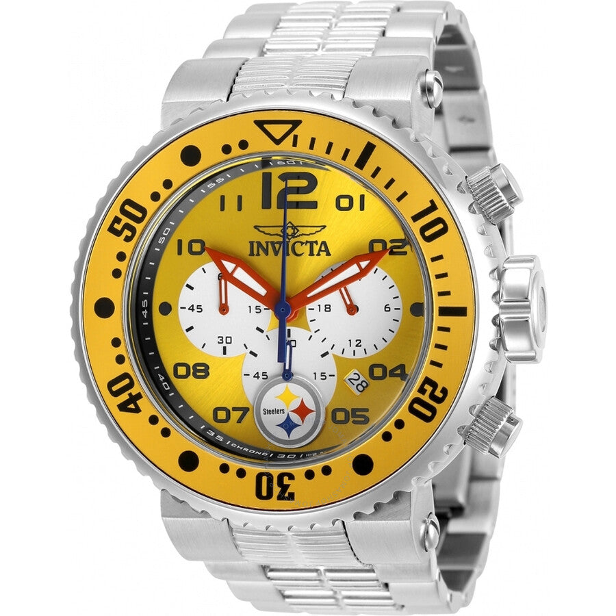 Invicta NFL Pittsburgh Steelers Chronograph Quartz Men's Watch 30281 - Dawson Watches