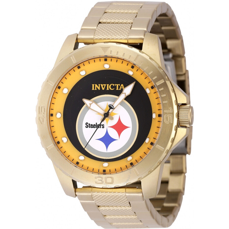 Invicta Nfl Pittsburgh Steelers Quartz Men's Watch 48092 - Dawson Watches