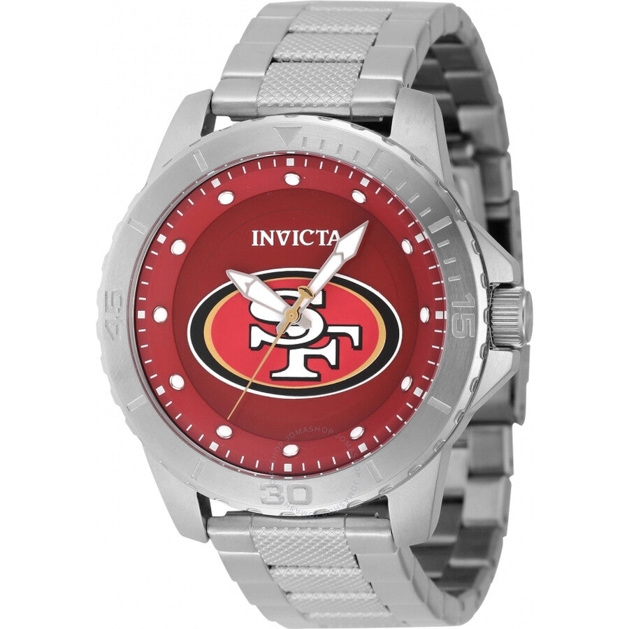 Invicta Nfl San Francisco 49ers Quartz Red Dial Men's Watch 48086 - Dawson Watches