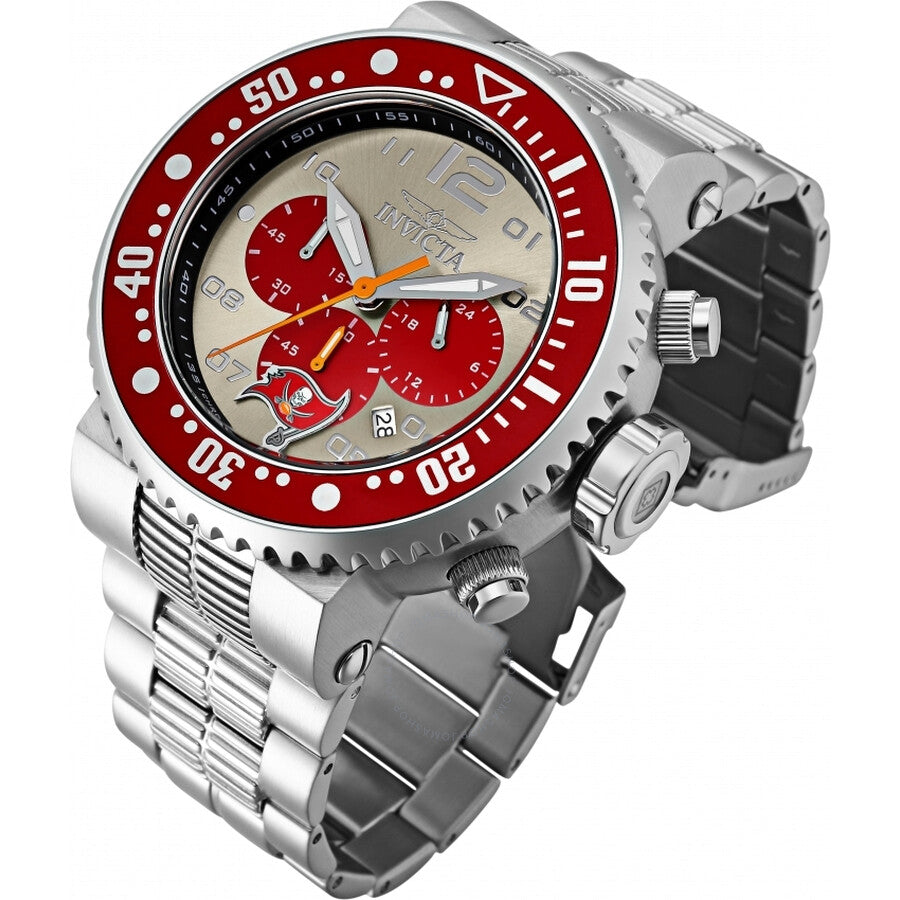 Invicta NFL Tampa Bay Buccaneers Chronograph Quartz Men's Watch 30284 - Dawson Watches #2