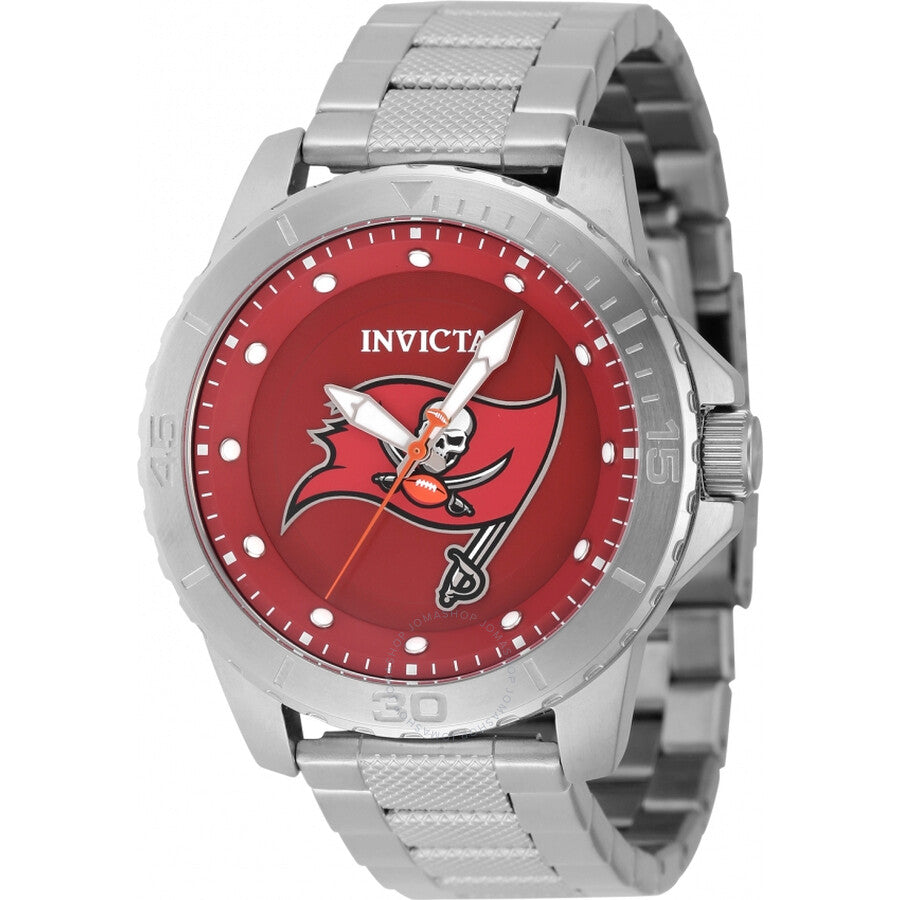 Invicta Nfl Tampa Bay Buccaneers Quartz Red Dial Men's Watch 48090 - Dawson Watches