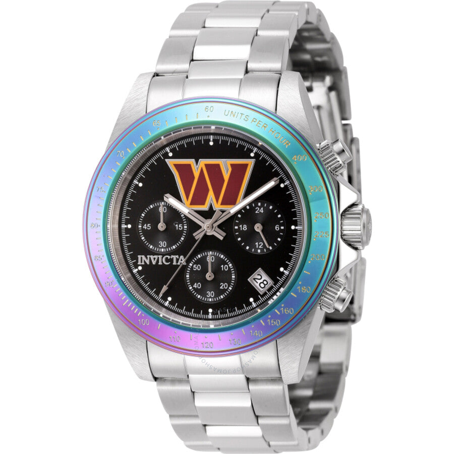 Invicta NFL Washington Commanders Chronograph GMT Quartz Black Dial Men's Watch 44985 - Dawson Watches