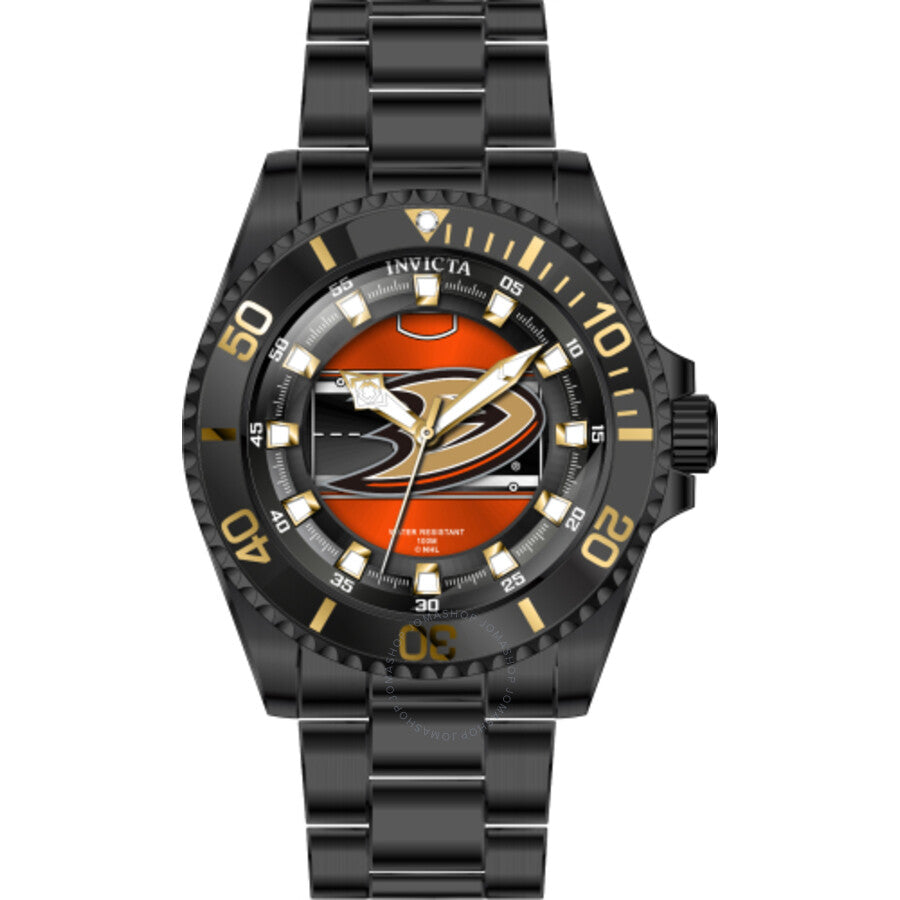 Invicta NHL Anaheim Ducks Quartz Orange Dial Ladies Watch 42225 - Dawson Watches #2