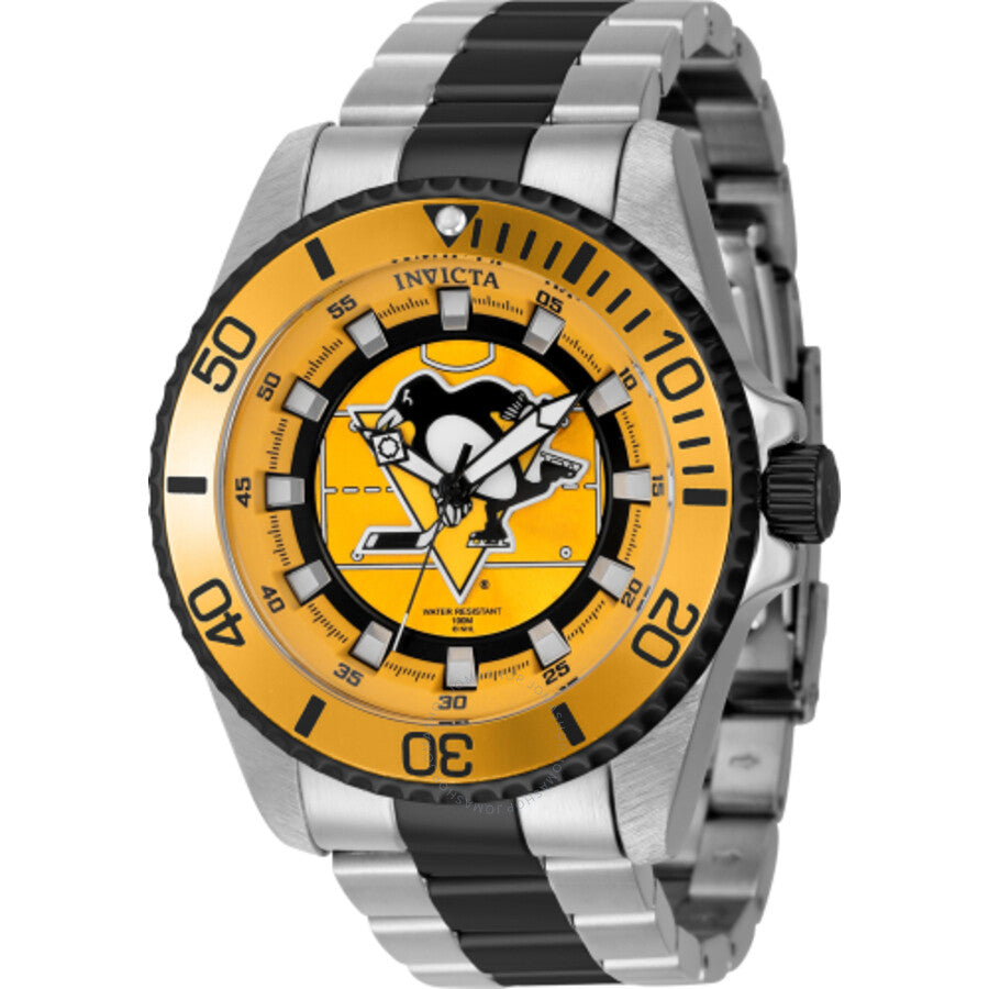 Invicta NHL Pittsburgh Penguins Quartz Men's Watch 42242 - Dawson Watches