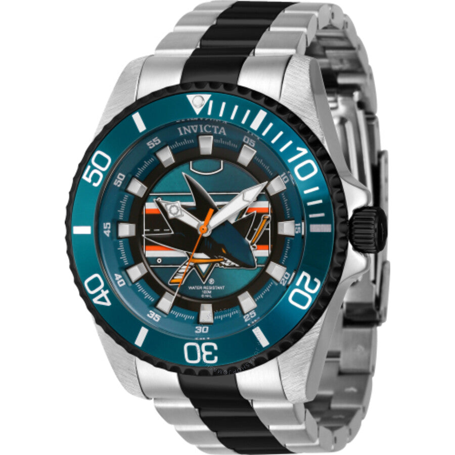 Invicta NHL San Jose Sharks Quartz Men's Watch 42254 - Dawson Watches