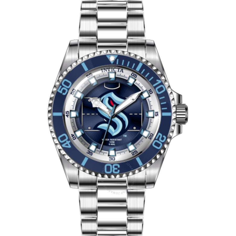 Invicta NHL Seattle Kraken Quartz Blue Dial Ladies Watch 42212 - Dawson Watches