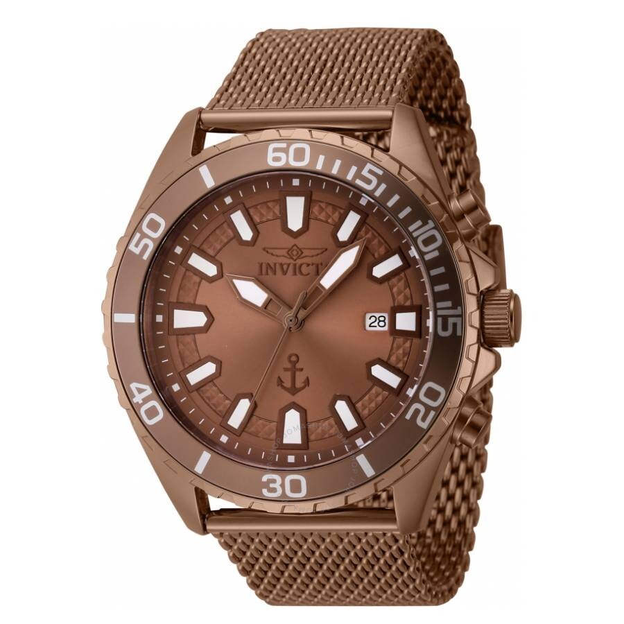 Invicta Ocean Voyage Quartz Brown Dial Men's Watch 46273 - Dawson Watches