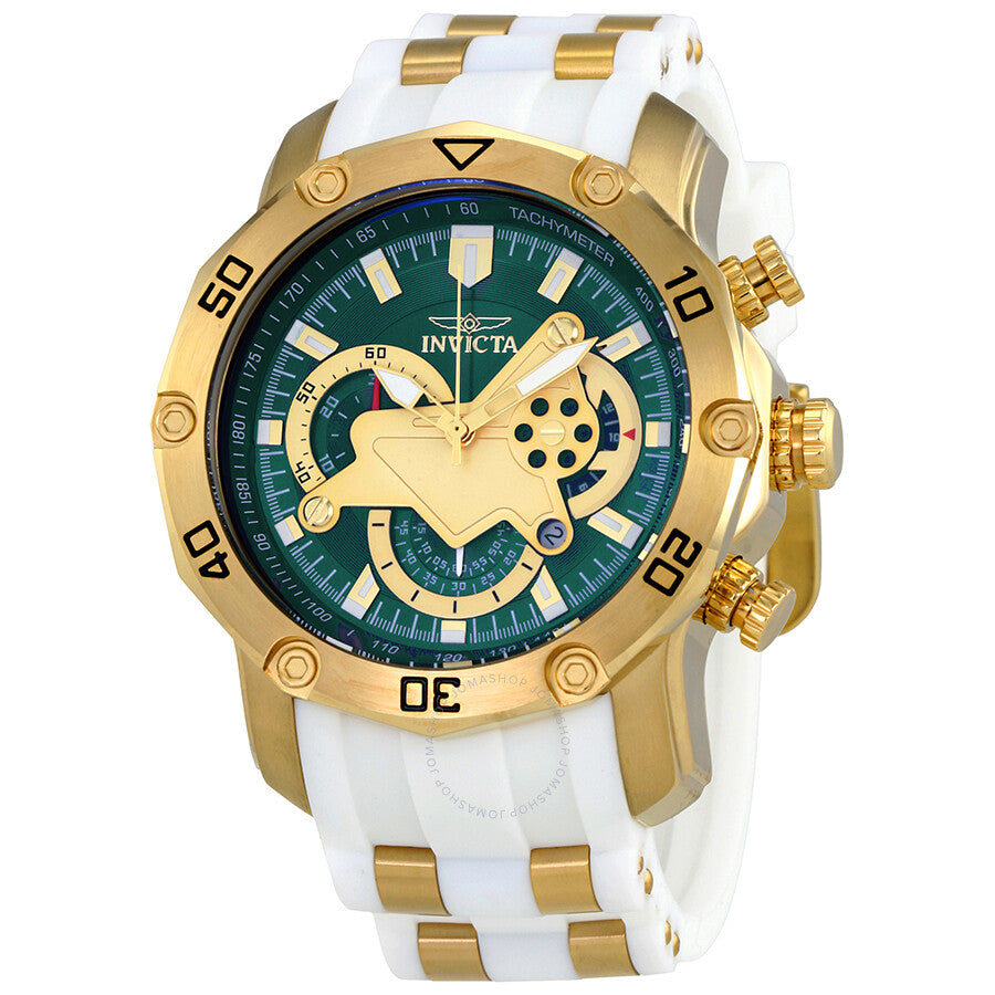 Invicta Pro Dive Chronograph Green Dial Men's Watch 23422 - Dawson Watches