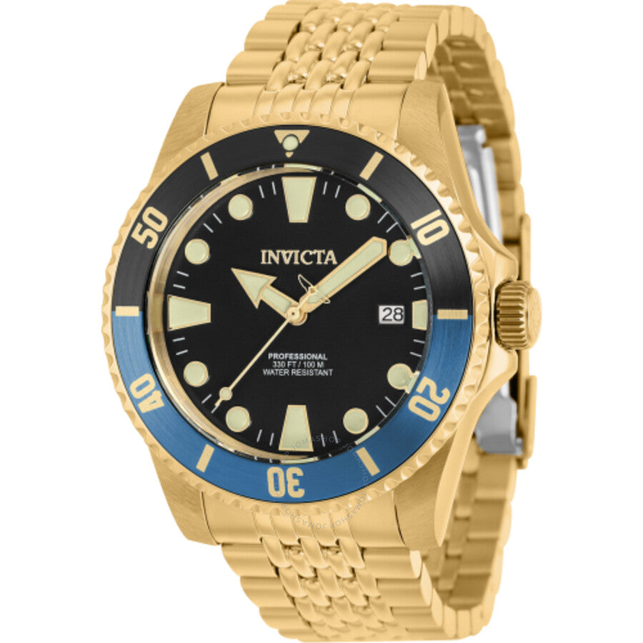 Invicta Pro Diver Automatic Black Dial Batman Bezel Men's Watch 39761 - Dawson Watches