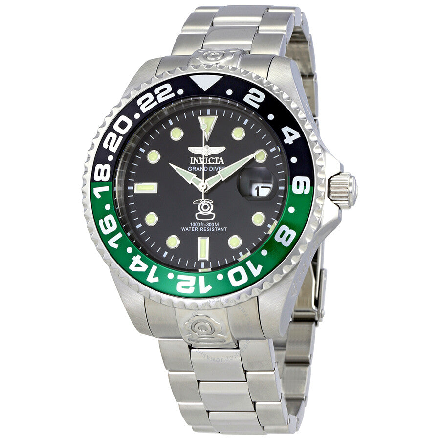 Invicta Pro Diver Automatic Black Dial Sprite Bezel Men's Watch 21866 - Dawson Watches