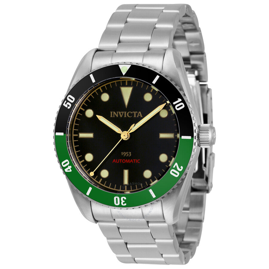 Invicta Pro Diver Automatic Black Dial Sprite Bezel Men's Watch 34335 - Dawson Watches
