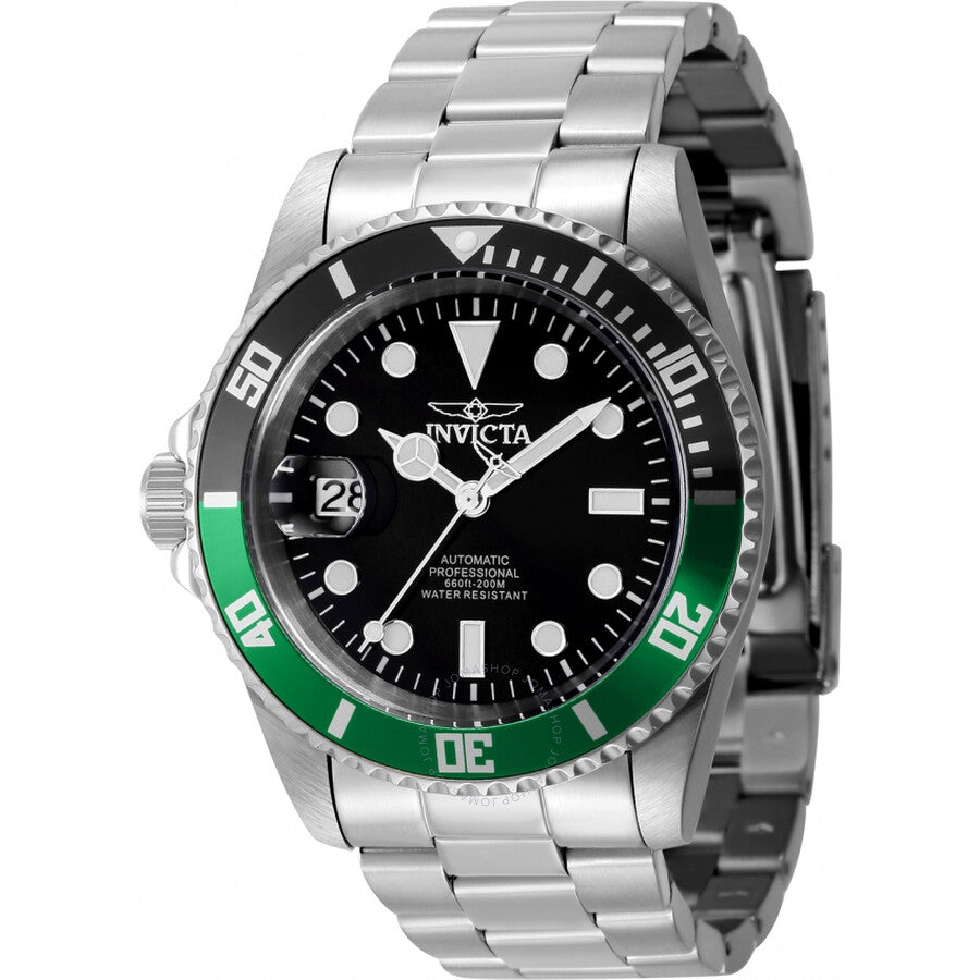 Invicta Pro Diver Automatic Black Dial Sprite Bezel Lefty Men's Watch 43975 - Dawson Watches