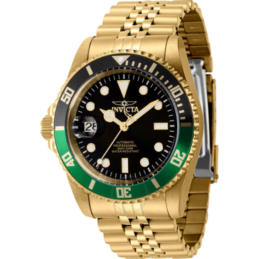 Invicta Pro Diver Automatic Black Dial Sprite Bezel Lefty Men's Watch 43985 - Dawson Watches